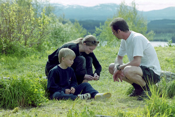 Uppladdning inför fjällscenen