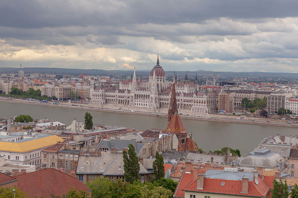 Vy över Budapest